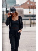 Strickhose + Sweatshirt-Set, Schwarz 7503 - Online-Shop - Boutique